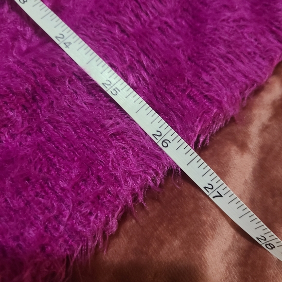 Sexy Cute Lilac Fuzzy Long Sleeve Halter Sweater New w/ Tags - Size M/L - Picture 14 of 16